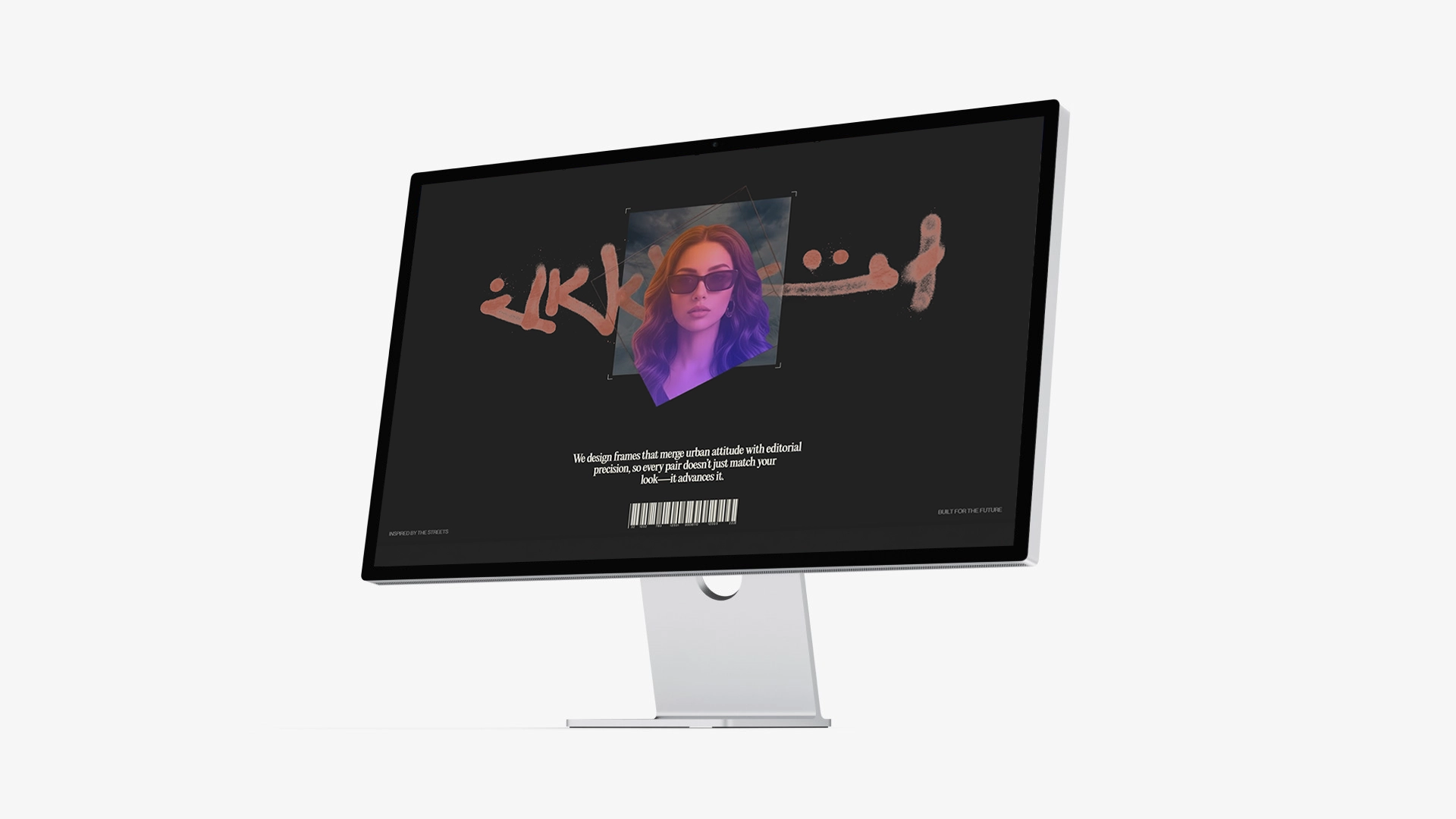 Desktop Screen showing the website page of FutureFrame's homepage